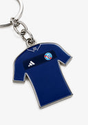 METAL BLUE JERSEY KEYRING
