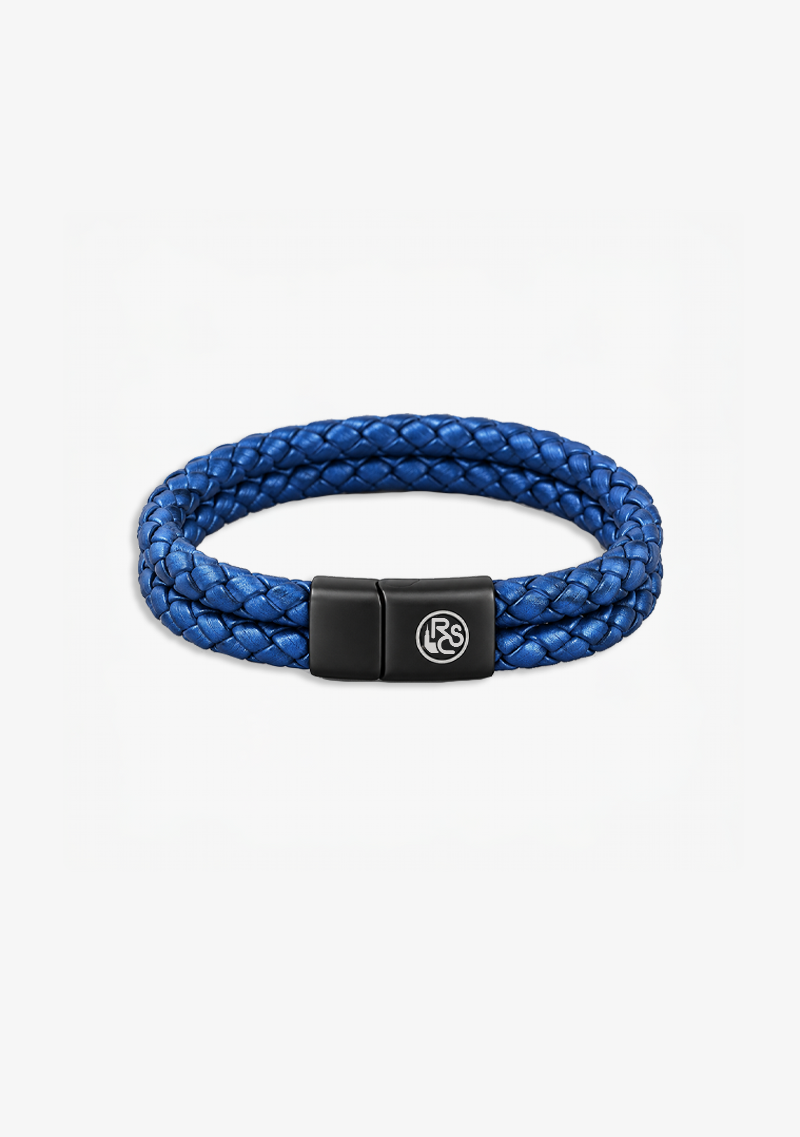 Pulsera de piel trenzada para hombre RCS