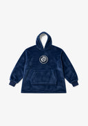 Sweat plaid bleu marine sherpa