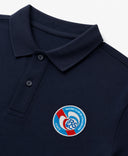 POLO LOGO BLEU MARINE