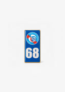 Lot de 2 stickers auto 68