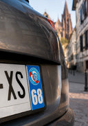 Lot de 2 stickers auto 68