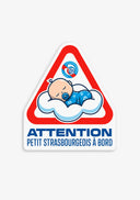 Sticker Voiture Attention