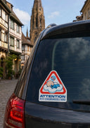 Sticker Voiture Attention